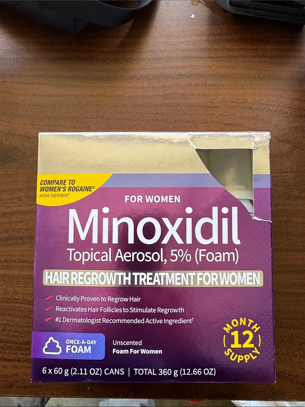 Minoxidil Topical Aerosol 5% Foam for Women